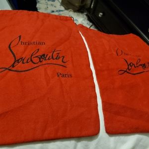 Original two Christian louboutin dust bags